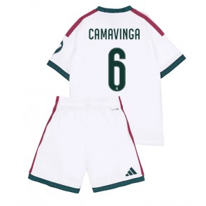 Real Madrid Eduardo Camavinga #6 Hjemmebanetrøje Børn 2026-27 Kortærmet (+ Korte bukser)